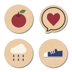 Simple icon Emoji like a craft seal