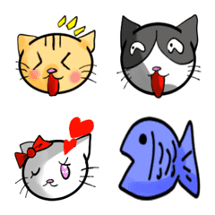 Cat's feelings-Emoji ver-
