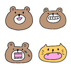 Emoji of bear