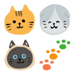 Various cats and toy