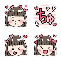 Girls' emoji 10 = It's easy to use.