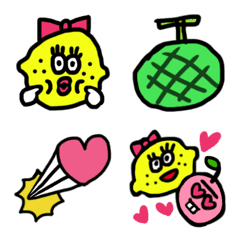 Lady Lemon Emoji 