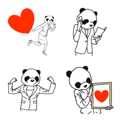 PANDA KAZOKU Emoji(LOVE)