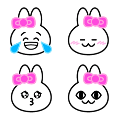 Usable rabbit face Emoji 2.