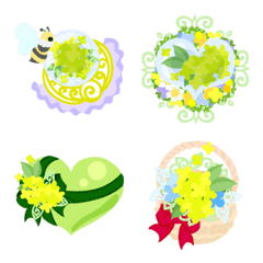 Cute Yellow Flowers Emoji