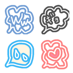 Daily speech bubble emoji