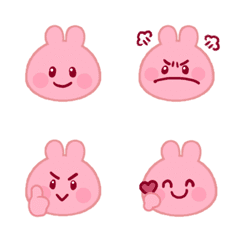 Cute Hot Pink Rabbit