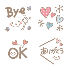Otona kawaii  simple emoji. 