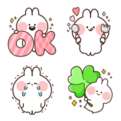 Cute Tiny rabbit emoji 2.