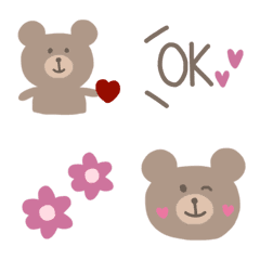 Cute,easy to use bear Emoji