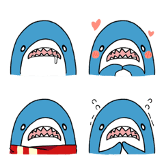 1/6 shark - Emoji