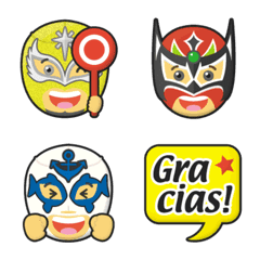 pro wrestling luchador tecnico emoji