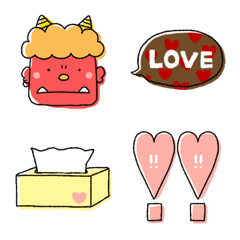 February & March Japanese Emoji