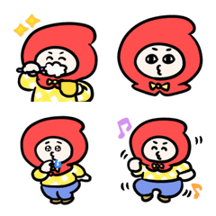 Little Red Hood Boy Emoji 3