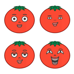 キモカワいい トマトの絵文字 Line絵文字 Line Store