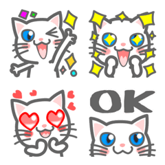 Let's use it! Fashionable cat emoji