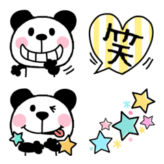 Lovely panda emoji