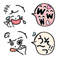 Basic emoji  Simple "Hat-chan"
