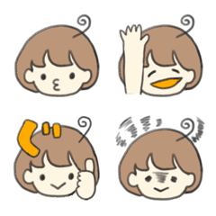 わらびガール絵文字