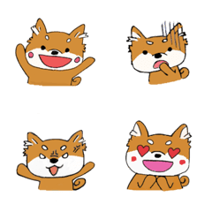豆柴ぴーすの絵文字