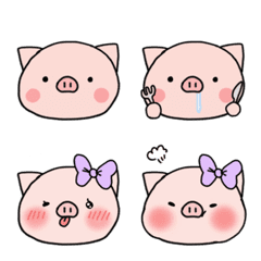 Pigs for pig lovers-Emoji-