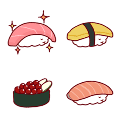 Very cute sushi emoji