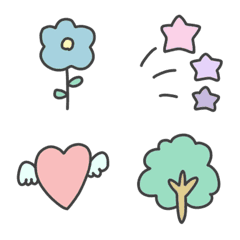 pastel simple daily Emoji