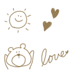 simple daily handwriting cute kawai love
