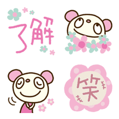 Forecast panda  Flower Emoji
