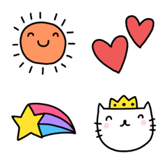 American  cute  Emoji [1)