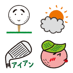 Emoji of Heartworm golf boy "FIT-kun" 