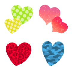 Heart,colorful pattern