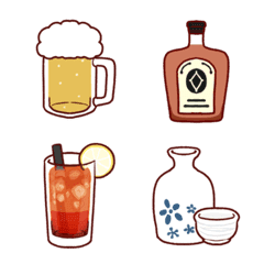 Cute emoji for those who love alcohol