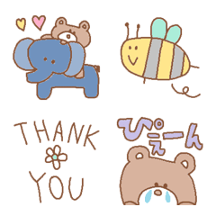色んな絵文字セット166大人可愛いシンプル