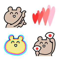 Urso estranho emoji