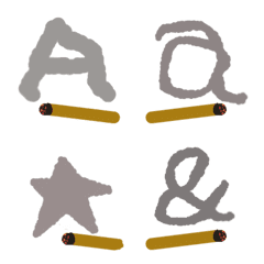 Cigar smoke character Emoji
