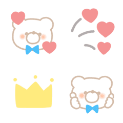 Pastel bear  Emoji (1)