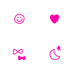 Pink minimini emoji2