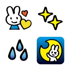rabbit bold line – LINE Emoji | LINE STORE
