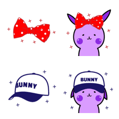時尚的紫色兔子☆
