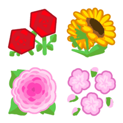 [ flower ] Emoji unit set of all
