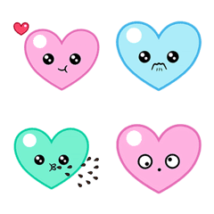 Mini Heart Pastel Emoji
