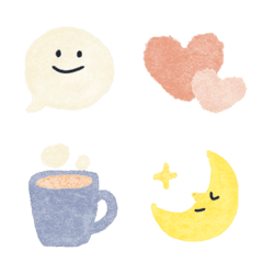 Simple watercolor Emoji