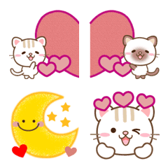 Natural design telling love emoji