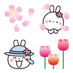 Spring : cute White Rabbit 9 