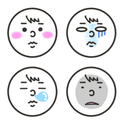 Emoji of the round face