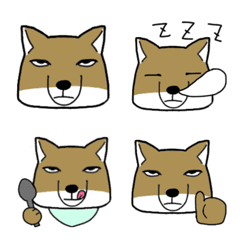 cute Tibet fox Emoji