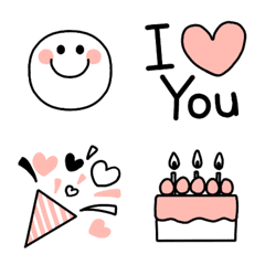 Cute Adult Calm Simple celebrate Emoji