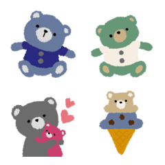 Stuffed bear emoji