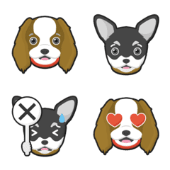 cavalier & chihuahua emoji